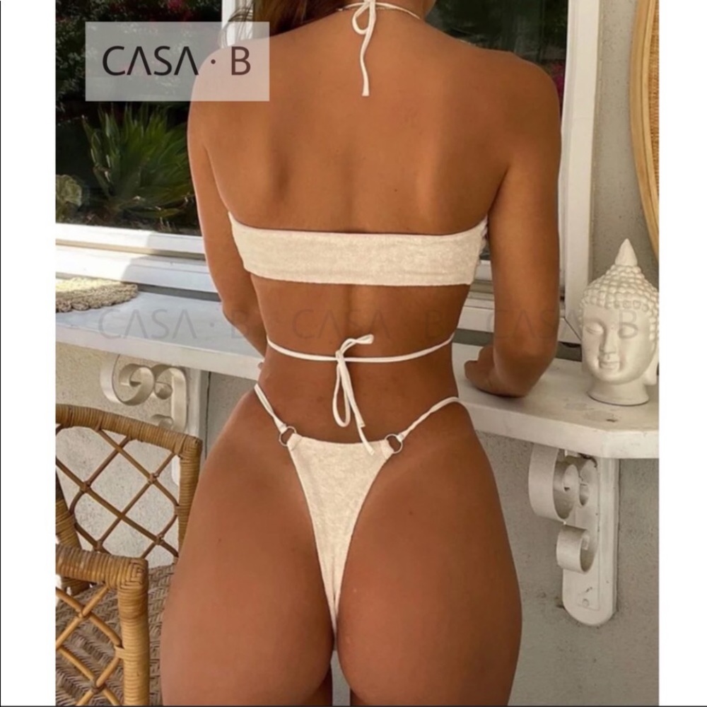 NEW to CASA B💫| Aurora Velvet Crush Multi-Way 3 Piece Bikini Set - Picture 3 of 15